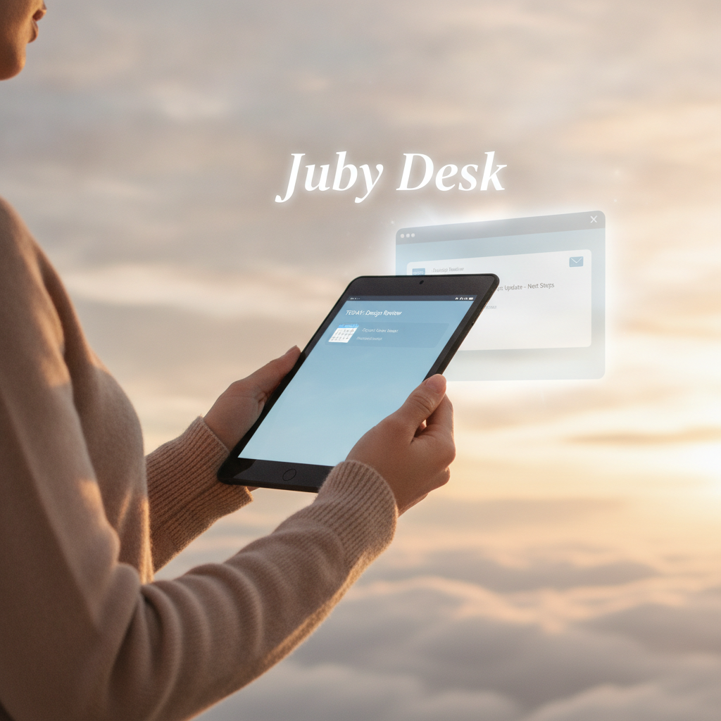 Juby plans from Home to Desk